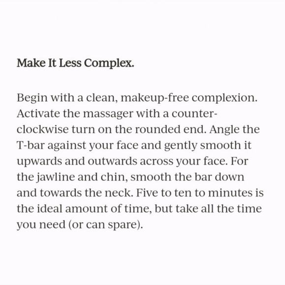 Complex Culture Sonic T-Bar Facial Massager - Picture 9 of 10